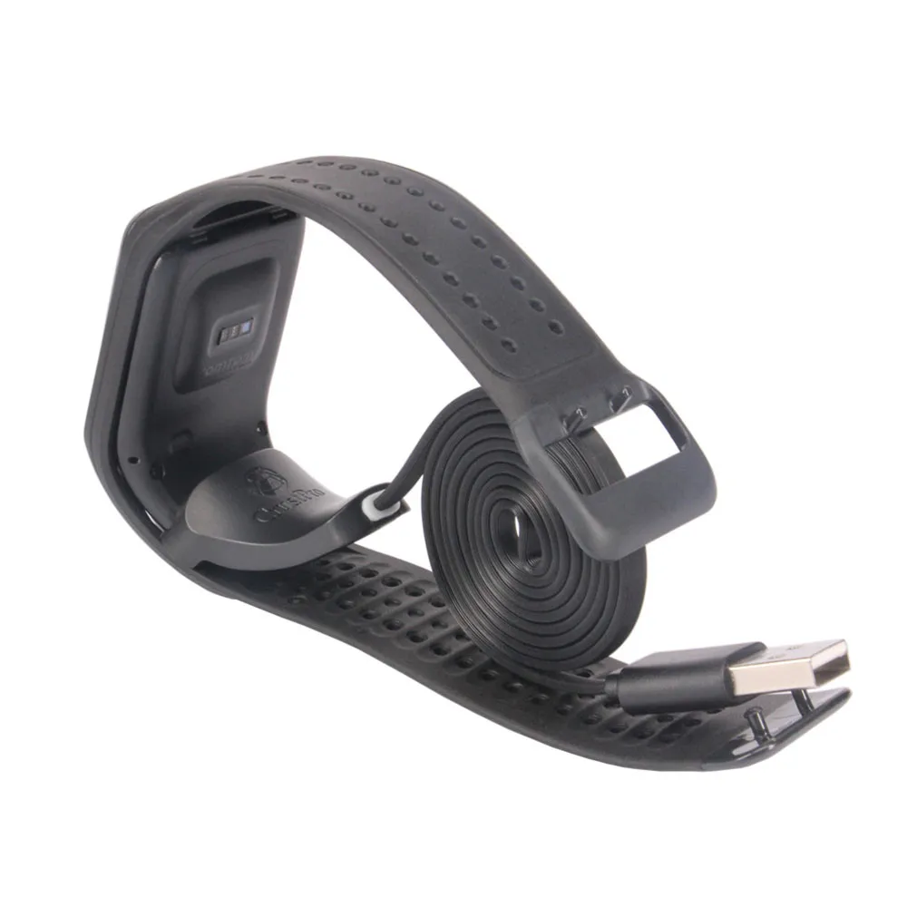 Высокое качество USB данных зарядки Колыбель кабель зарядное устройство для TomTom Spark кардио спортивные часы# H15