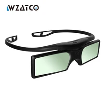 WZATCO Promotion ! 4pcs/lots Professional Universal DLP LINK Shutter Active 3D Glasses For All DLP Ready 3D projector Z4000