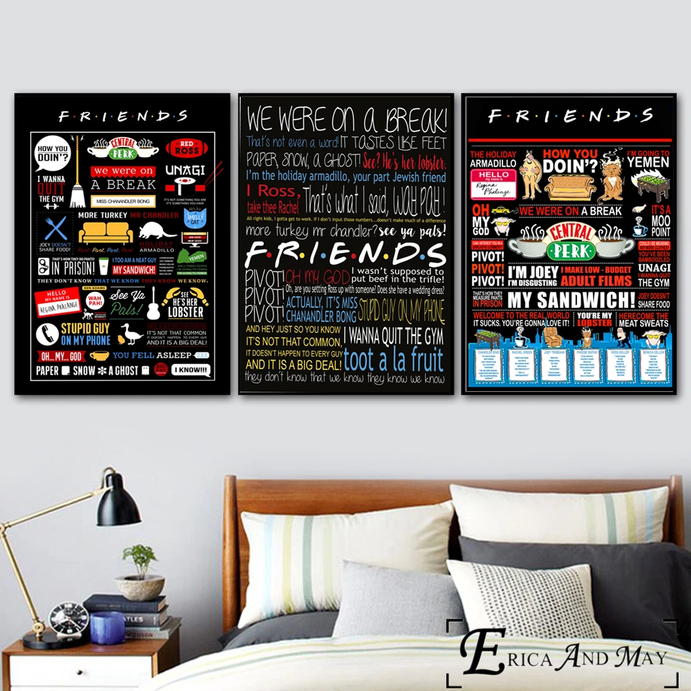 Buy Friends TV Show Classic Quote Posters and Prints