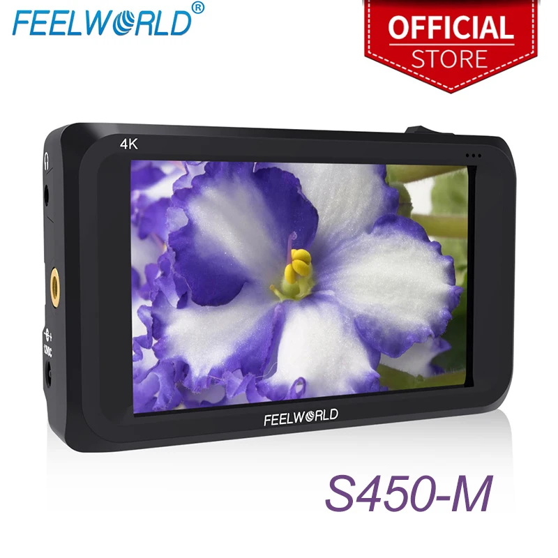 5 дюймовый IPS 4K HDMI 3G SDI полевой монитор Feelworld 4 дюйма 5x1280 Внешний ЖК с PeakingFocus|field