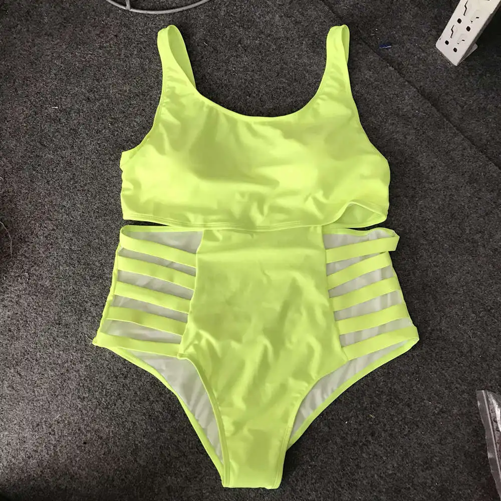 plus size swimsuit bandage 001