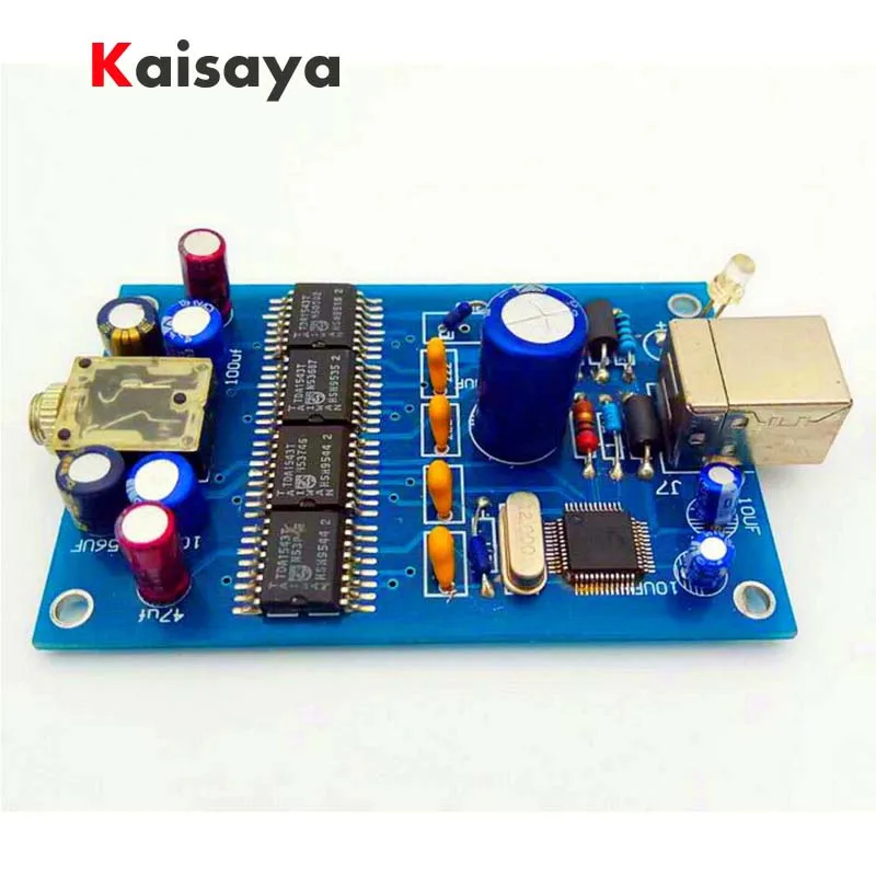 

HIFI 4 X TDA1543 decoder USB mobile phone tablet otg DAC external bile decoder finished board for hifi G4-004