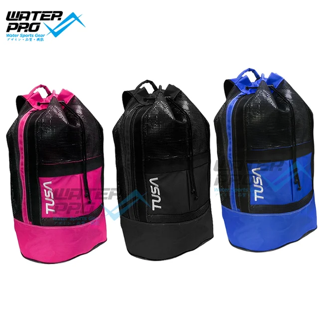 Tusa Ba0102 Mesh Backpack Scuba Diving Snorkeling Bag Dive Gear 100 Tusa Ba0102 Mesh Backpack Scuba Diving Snorkeling Bag Dive Gear 100 Nylon