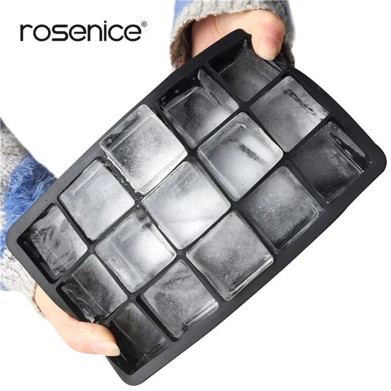 

Silicone Ice Cube Maker Form For Ice Candy Cake Pudding Chocolate Molds Easy-Release Square Shape Ice Cube Trays Molds