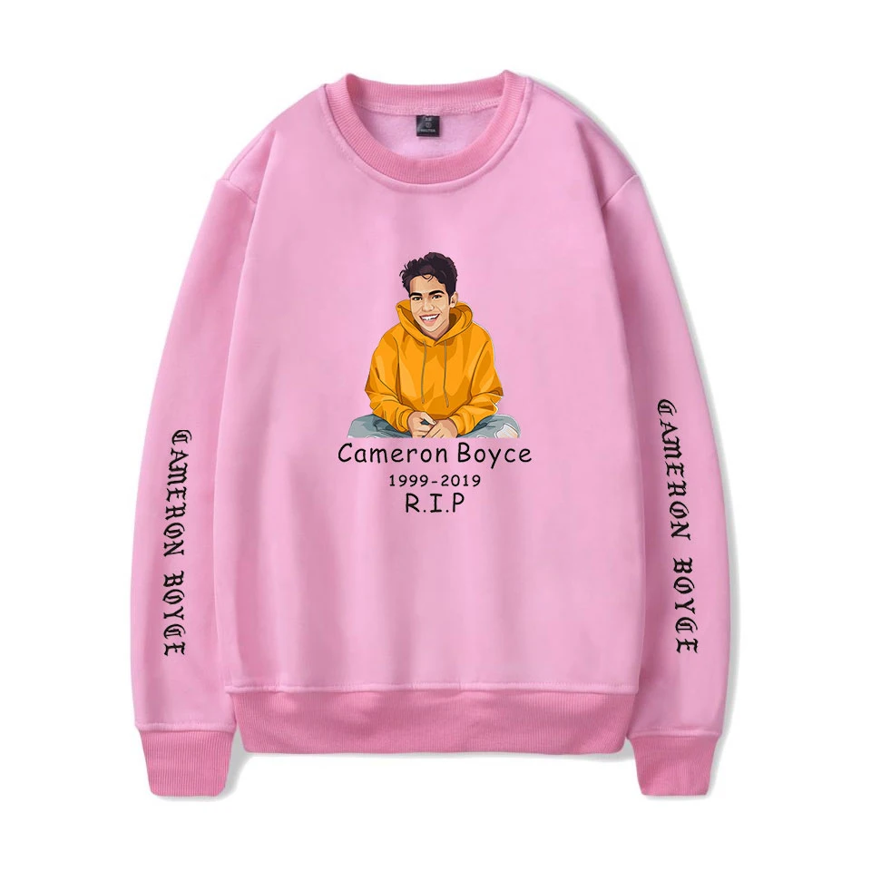 2019 Р. И. П. Толстовка Cameron Boyce свитшот с круглым вырезом и принтом 2D в стиле