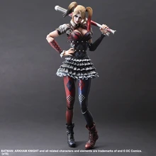 New PLAY ARTS SQUARE ENIX PA Arkham Knight Harley Quinn Haley Quinn 28cm Collectible Action Figure High Quality