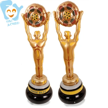 

Inflatable OSCAR Trophy Cup Stage Prop Children Fun Toy Game Prize Awards