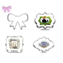 4p инструменты для украшения торта металлические формы для выпечки лепесток формочки для печенья печенье резак Инструменты гаджет из нержавеющей стали, для выпечки формы помадки