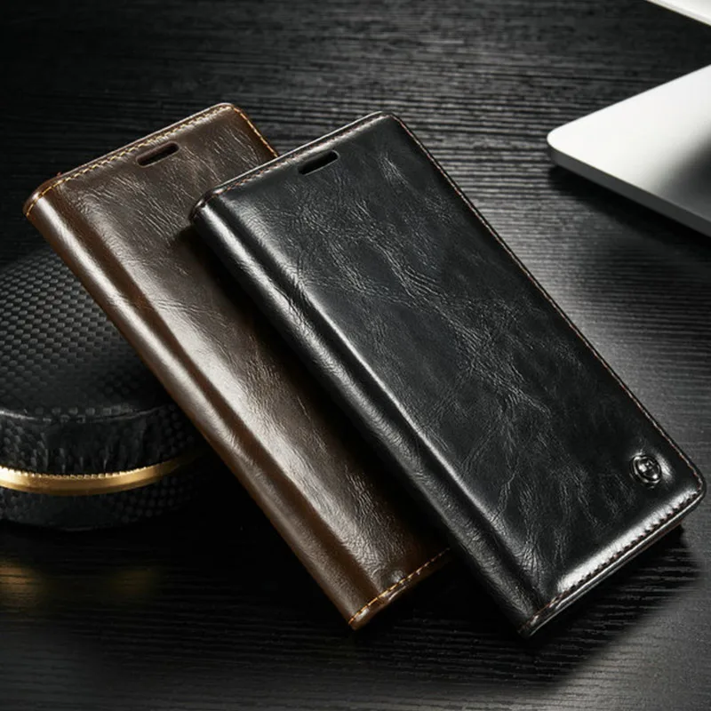

For Samsung Galaxy S6 S7 Edge S8 Plus S8 Original CaseMe Leather Wallet Case with Card Slot Holder Flip Cover Mobile Phone Cases