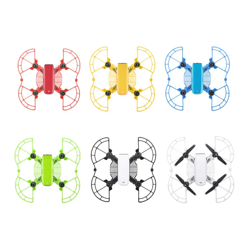DJI SPARK анти-столкновения кольцо Телескопический штатив Finger Guard RC камера для квадрокоптера, дрона синий белый красный зеленый черный