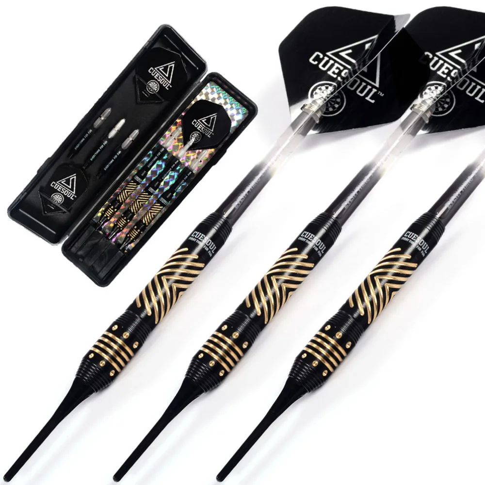 CUESOUL 16g Black Scorpion Soft Darts Electronic Soft Tip Dardos For Indoor Professional Dartboard Games