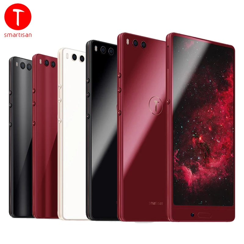 Оригинальный мобильный телефон Smartisan Nut 3 5 99 дюймов 4 Гб ОЗУ 32 ГБ/64 Гб/128