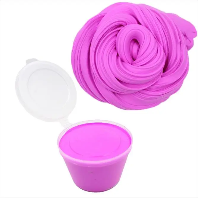 30 г воздушный сухой Пластилин пушистый слизь Полимерная глина Поставки супер легкие мягкие хлопковые подвески для слизи антистрессовые игрушки - Цвет: Violet