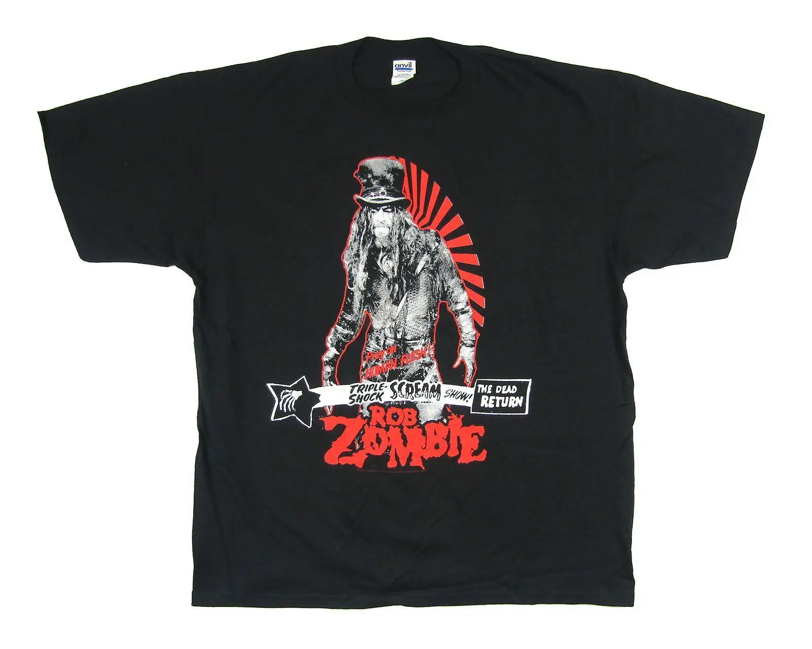 Rob Череп Зомби & Crossbones Dead Return черная футболка новая официальная Подарочная Merch в