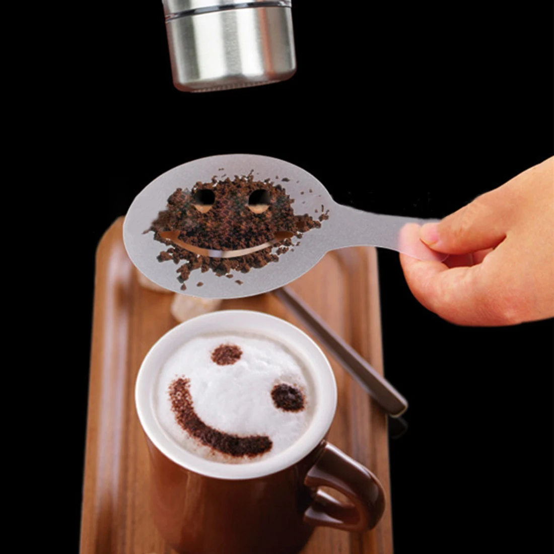 16 Pcs Cappuccino Coffee Stencils Mike Tea Art Drawing Foam Spray Stencils Cake Duster Templates Coffee Printing Mold 16 Pcs Cappuccino Coffee Stencils Mike Tea Art Drawing Foam Spray Stencils Cake Duster Templates Coffee Printing Mold
