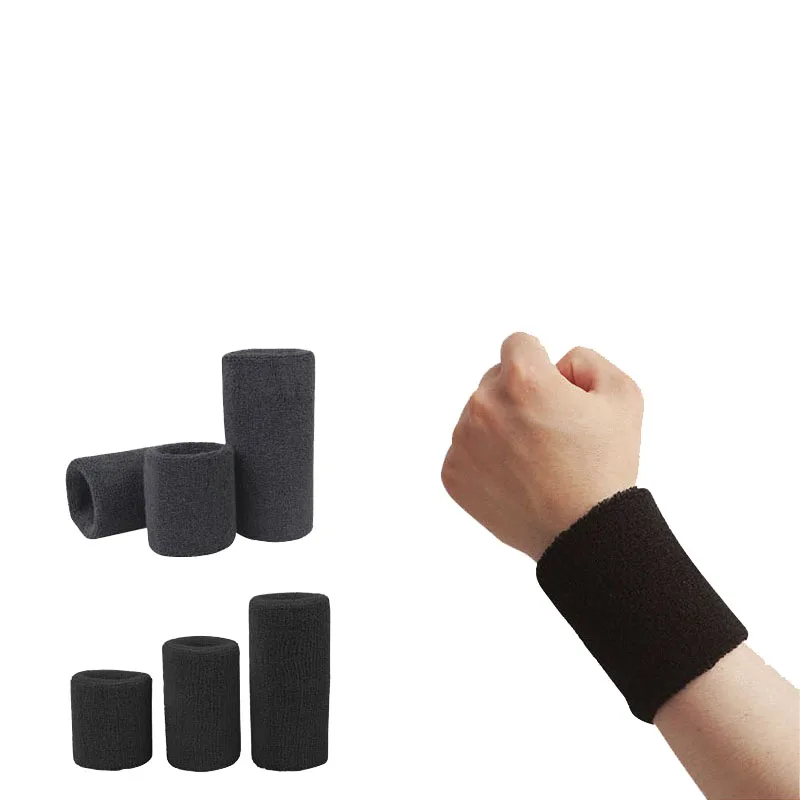 Wrist Sweat Wristbands Wrist Sweatband AOLIKES 6 Pcs/Lot Yoga Volleyball Tennis Sweatband Wrist Band Support Brace Wraps Sweat Bands For Running