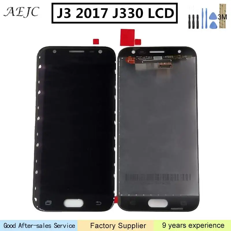 

Super OLED For Samsung Galaxy J3 2017 LCD Display Touch Screen Digitizer Assembly J330 J330F SM-J330 J330DS J330G Display 5.0"