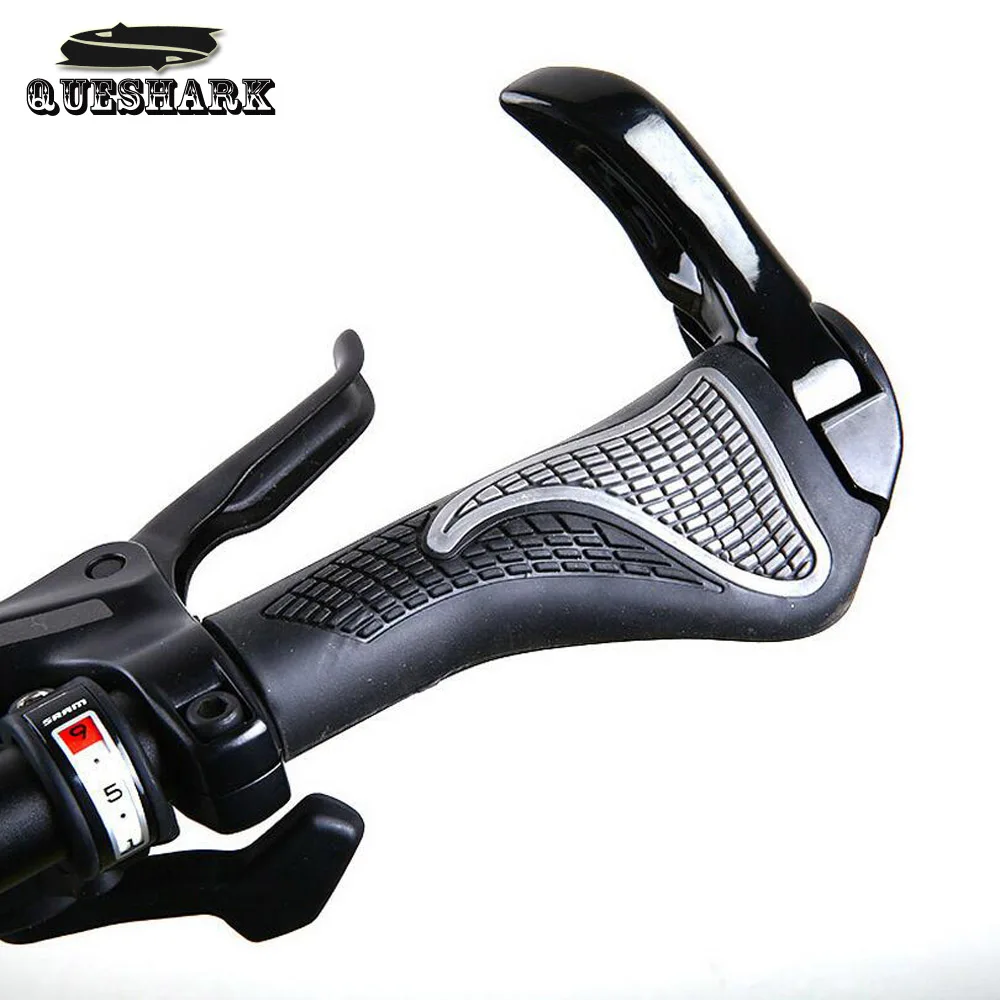 Bicycle Crips Durable Anti slip Rubber Aluminum Alloy Integrated Bike Bicycle Handlebar Mountain Biks Handlebar Parts