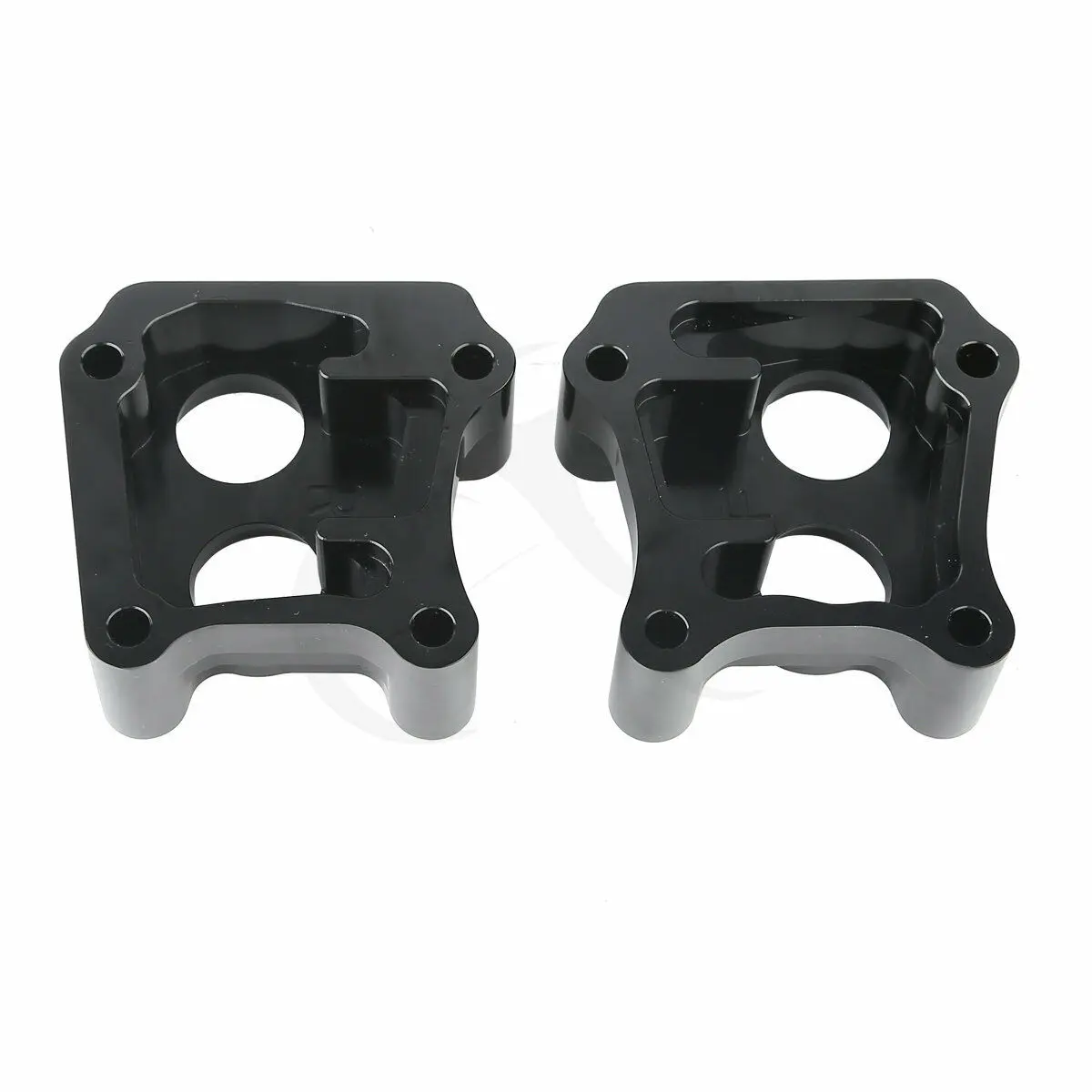  Black CNC Aluminum Front Rear Lifter Tappet Block Cover For Harley 1999-2017 CVO Breakout Dyna Twin