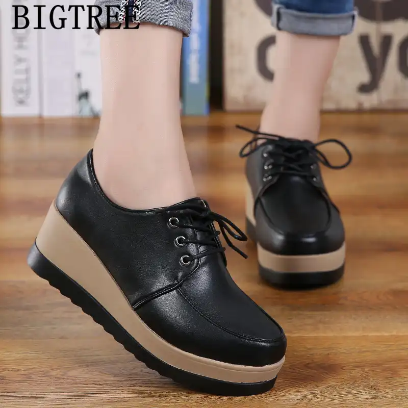 zapatos de plataforma de mujer