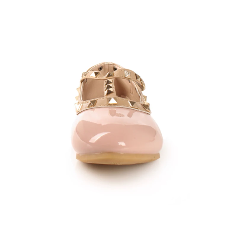 SKEHK/Брендовая детская обувь с заклепками; спортивная обувь для девочек; Новинка года; обувь из искусственной кожи на резиновой подошве; четыре цвета; размеры 5,5-4,5