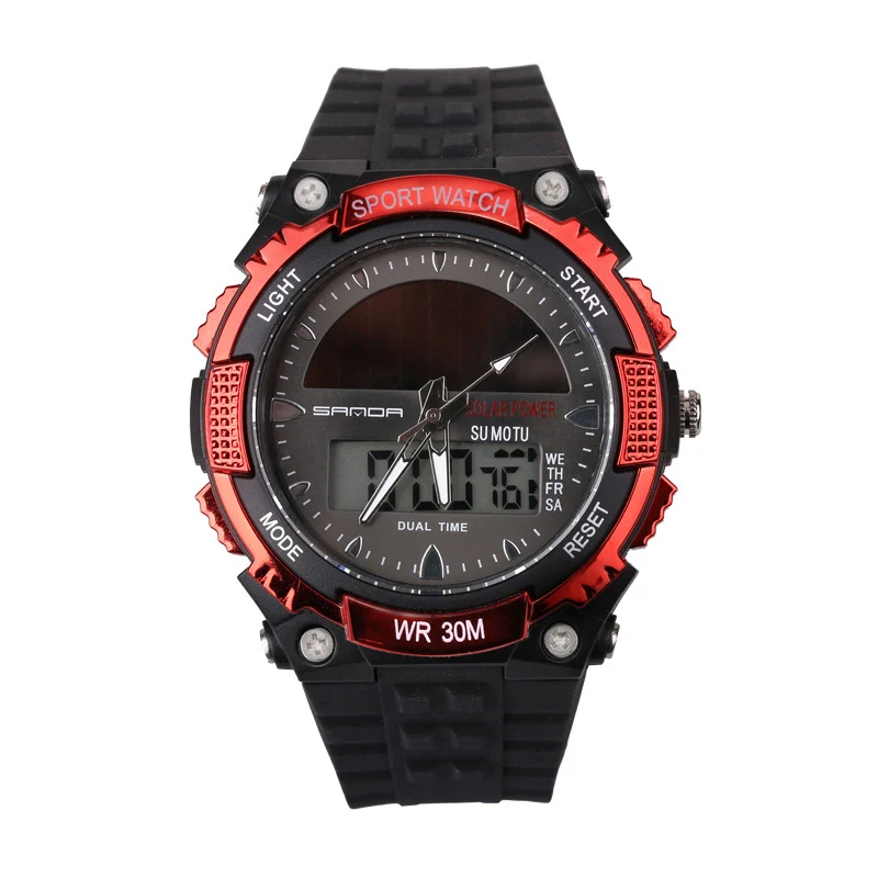 

2019 Digital Wrist watches Men Environmental Protection Solar Electronic Boy Watches Waterproof Sports Alarm Clock Watches