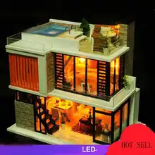 Diy Кукольный дом деревянные корабли Diy миниатюрный кукольный домик мебель комплект игрушки мальчик и девочка образования игрушечный набор «Сделай сам» для рождественские подарки