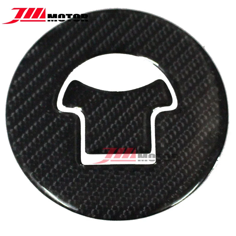 Motorcycle 3D Carbon Fiber Tank Gas Cap Pad Cover Protective Sticker