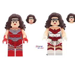 50 шт. Super hero Дэдпул DC Super hero Woderwoman войны Арес Диана принцесса рисунках строительный блок для Детей Строительство игрушки