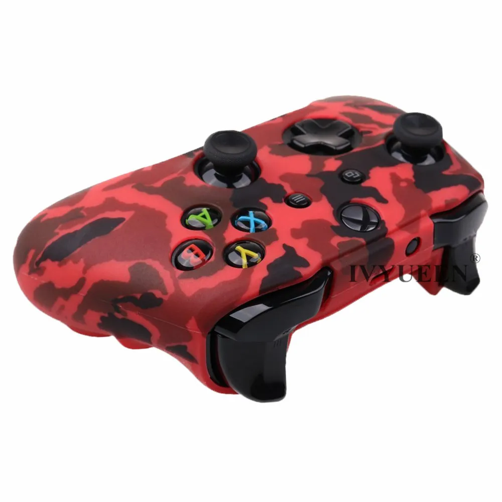 Чехол IVYUEEN с принтом для XBox One X S силиконовый защитный чехол камуфляжной расцветки