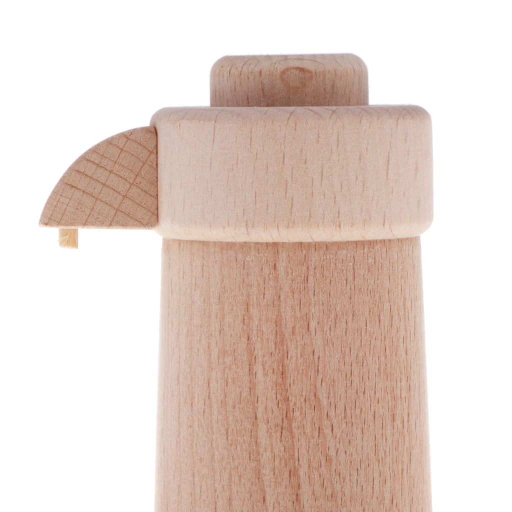 Wooden Educational Pretend Play Toy - Natural Wooden Kettle for Girls Role Play Game