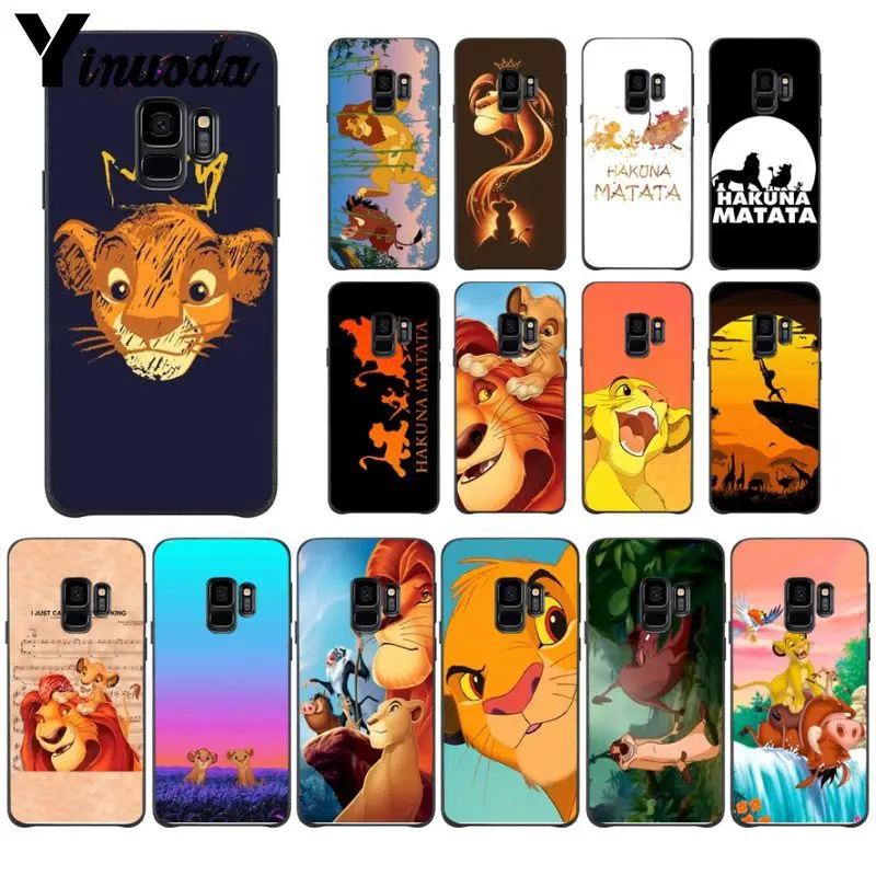 

Yinuoda The Lion King Pattern TPU Soft Phone Accessories Cell Phone Case For Samsung Galaxy s9 s8 plus note9 s7 S10plus Cover