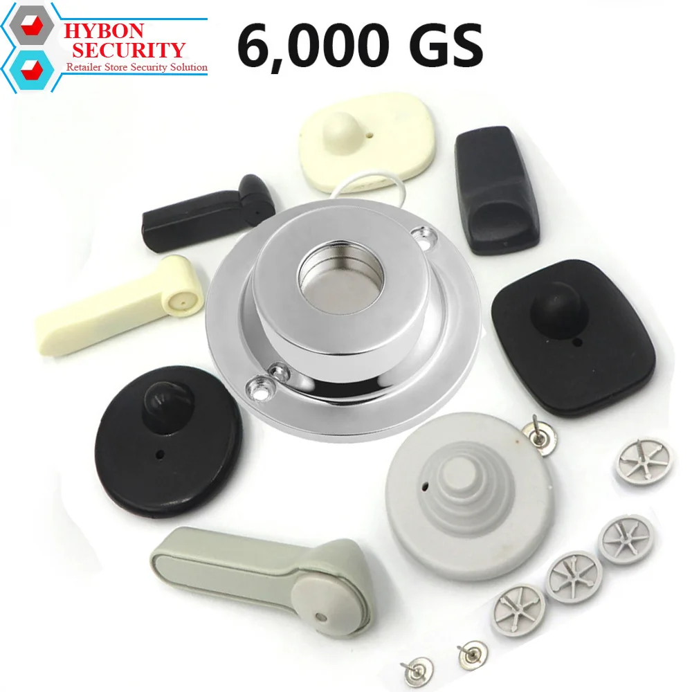 Comprar HYBON seguridad separadores magnéticos 6000gs etiqueta removedor EAS ropa imán alarma seguridad etiqueta removedor gancho alarma ropa