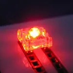 100 шт 5 мм Пиранья, мощный поток красный светодиодный 5 мм светоизлучающий диод 5 мм круглые прозрачные светодиодный светильник
