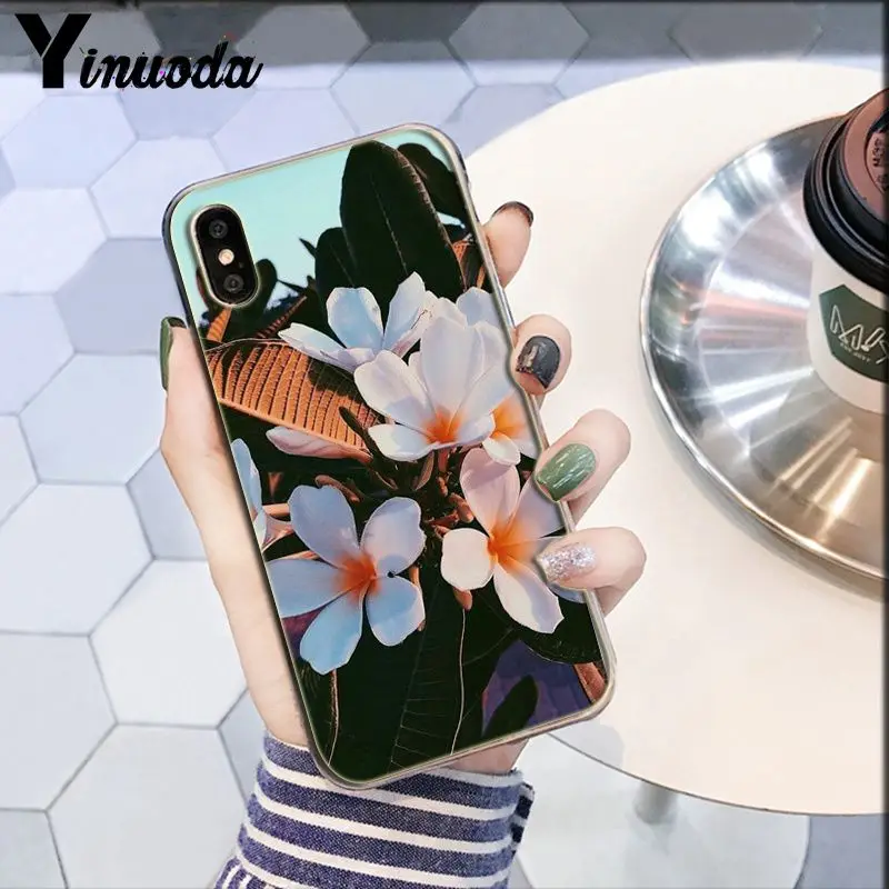 Yinuoda карамельный цвет с принтом листьев Модный чехол для телефона для iPhone X XS MAX 6 6s 7 7plus 8 8Plus 5 5S SE XR - Цвет: A11