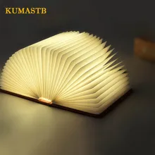 Креативный 5 цветов складной ночник для спальни прикроватный свет USB Перезаряжаемый светодиодный ночник для книг