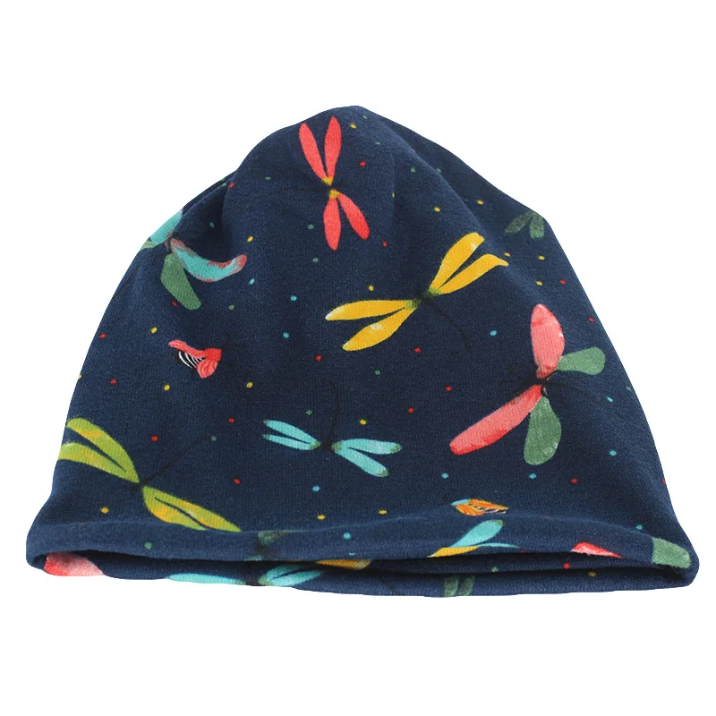 Новое поступление, модная шапка для взрослых с животным принтом для девочек, осенне-весенние теплые шапочки в стиле хип-хоп, хлопковая шапка, шарф, двойная кость