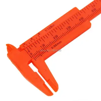 

0-80mm Microblading Eyebrow Measuring GAUGE Permanent Makeup brow ruler caliper mini plastic caliper measuring tools 10pcs/lot