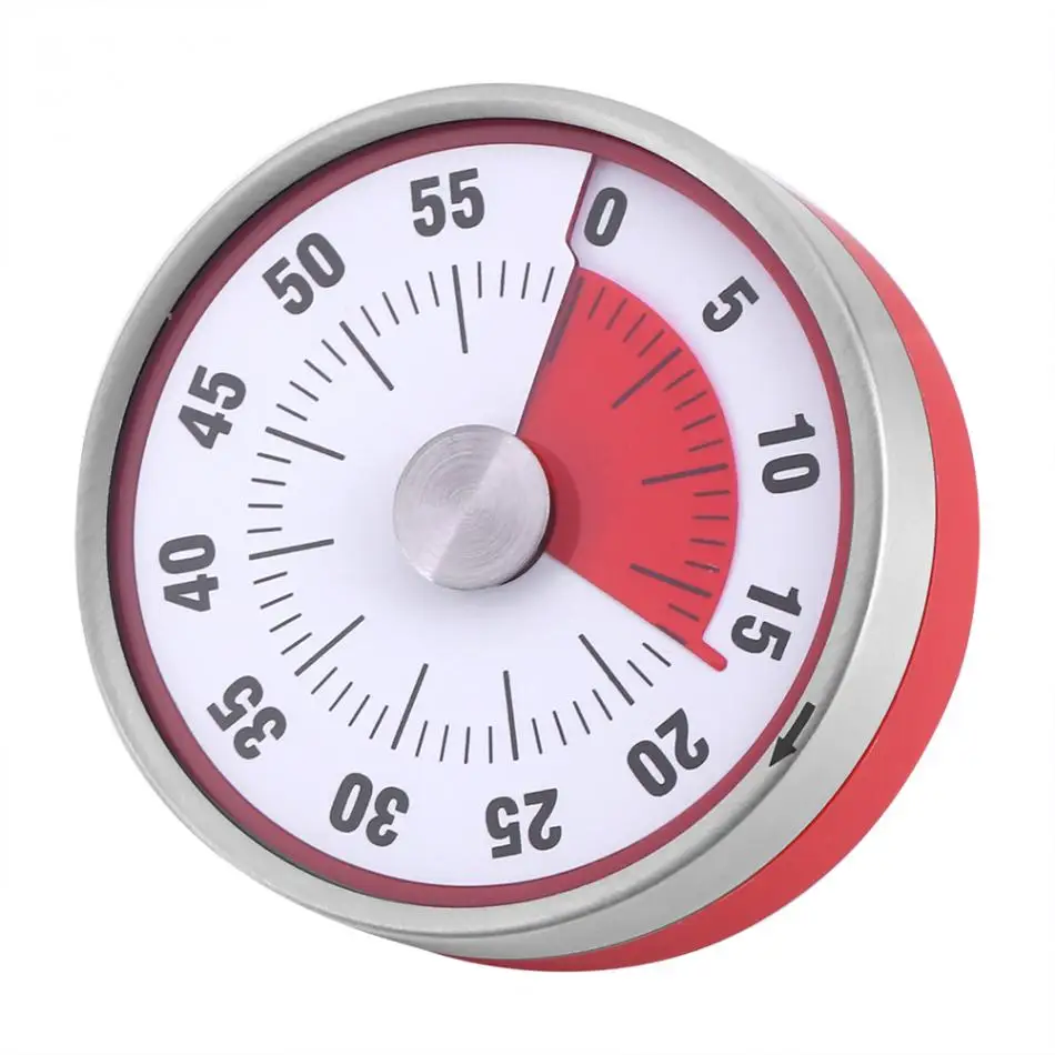 BRLDR Stainless Steel Kitchen Fridge Oven Timer with Mechanical