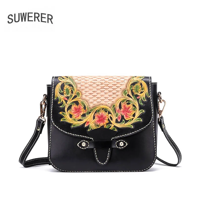 SUWERER/женская сумка из натуральной кожи ручной работы из воловьей кожи; Роскошная модная кожаная сумка на плечо; дизайнерская женская сумка известного бренда
