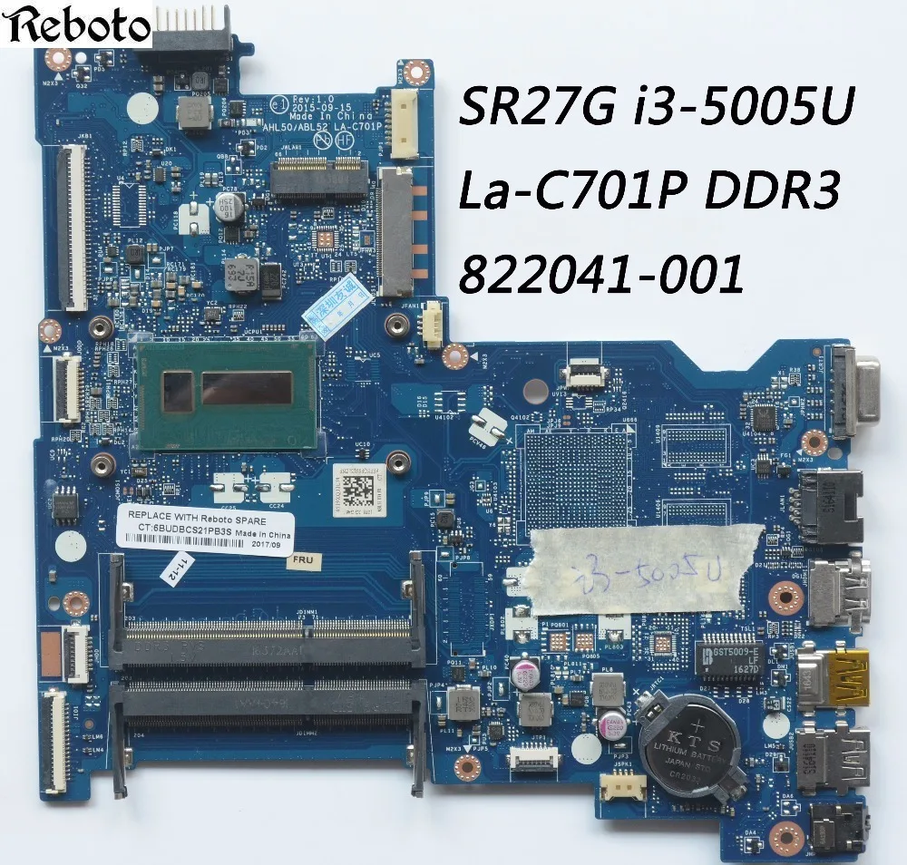 Классическая материнская плата для ноутбука HP Pavilion 15 AC 440 G3 с идентификатором