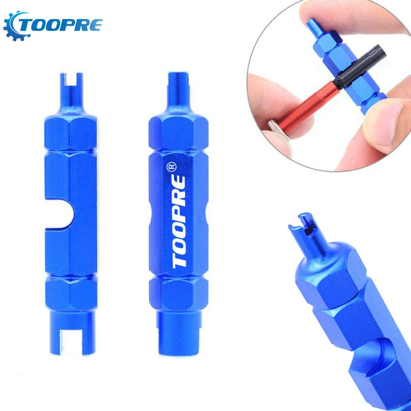 

Multifunction Bicycle Repair Tools Aluminum Mountain Road Bike Tube Tire Schrader Valve Core AV FV Remove Tool Cycling Parts