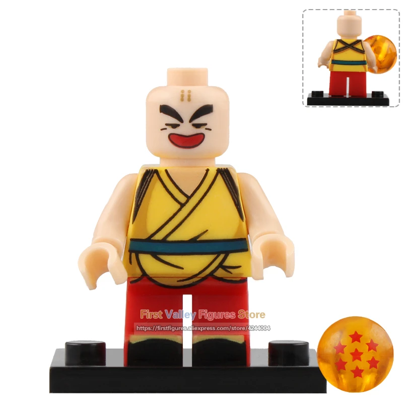 80 шт. строительные блоки Dragon Ball Son Goku Krillin Son Gohan launch Wu Taidou аниме фигурка подарок игрушки для детей PG8167