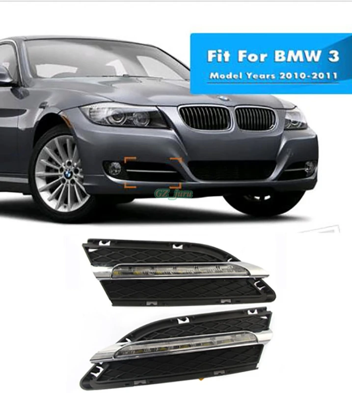 Светодиодные дневные ходовые огни DRL противотуманные фары для BMW E90 LCI 3 Series 328 335