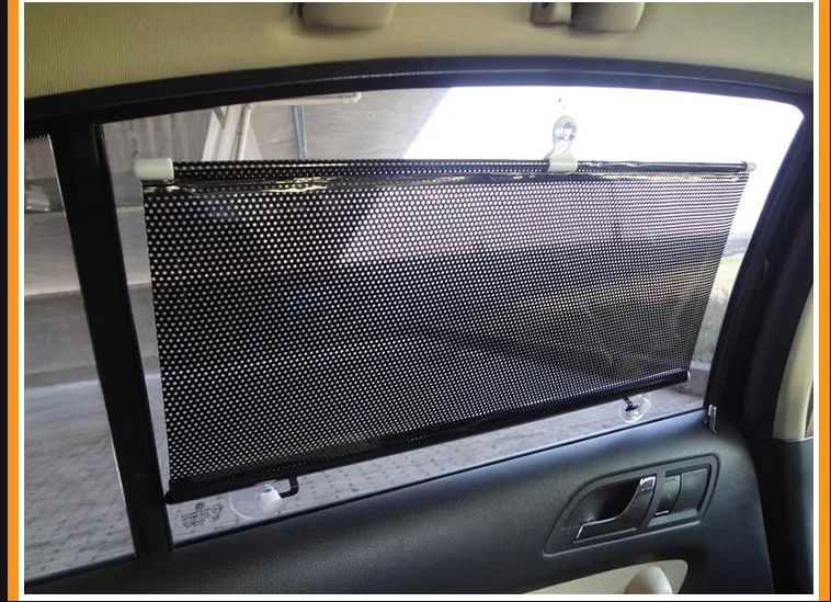 

Hot Sale 1PC Black Car Auto Window Roll Blind Sunshade Windshield Sun Shield Visor 40 x 60cm Free Shipping