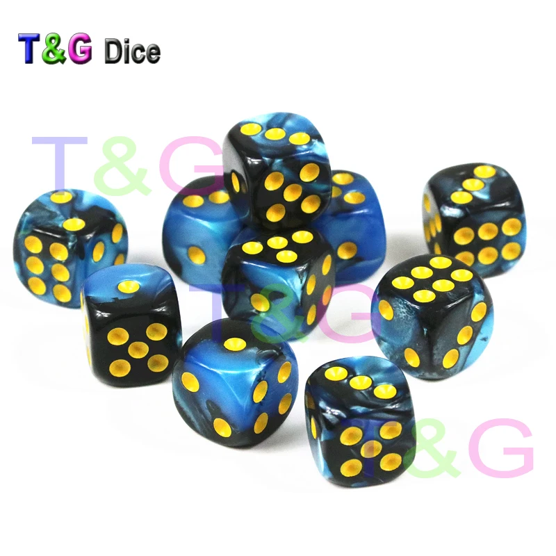 T& g 12 мм D6 азартные игры в кости с Стандартный точки для настольной, кости игральные, казино, кубов, как аксессуары для настольной игры, для куб игра