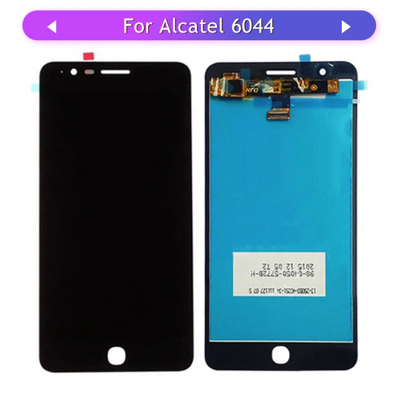 

For Alcatel One Touch Pop Up 6044 6044D OT6044 LCD Display+Touch Screen Digitizer Assembly Replacement Black Color 1PC/Lot