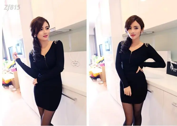 bodycon dress and tights
