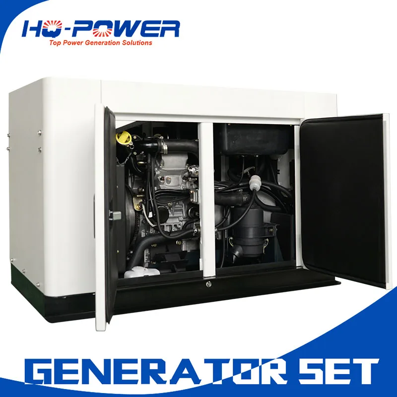 Дизельный генератор навес 380 В 10 кВт 12 5 кВА бесшумная цена|generator silent|generator silent