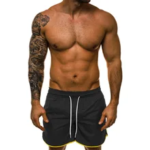 Мужские шорты для бега новые мужские спортивные повседневные пятиминутные штаны полосатые подходящие цветные шорты для фитнеса для мужчин